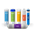 Alkaline Full Replacement Filter Set 6 Total Filters with 50 gpd Membrane B9782