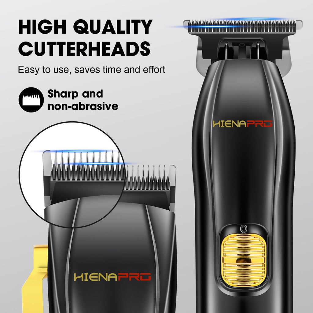 Black Cordless Hair Clippers and Trimmer Kit A149