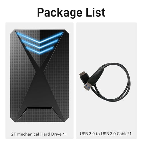 2T Retro Game Console Hard Drive with 18 Emulator Console D83163