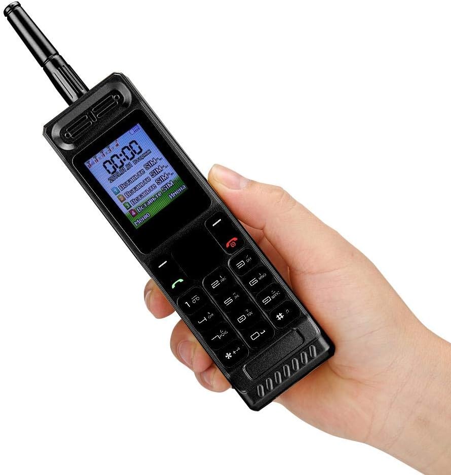 Black Quad-Band 2G GSM Retro Mobile Phone K30945