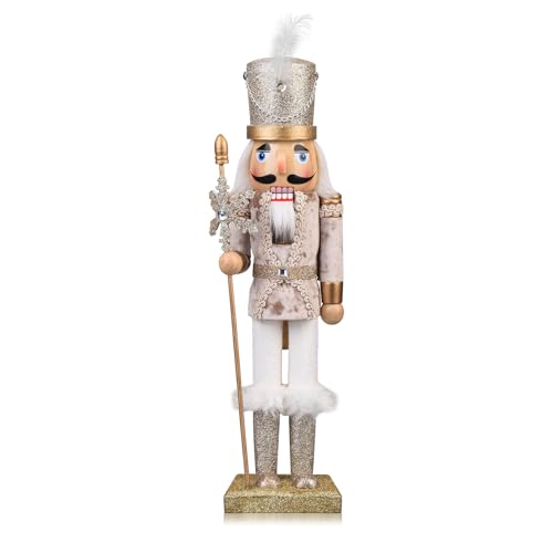15 Inch Wooden Nutcracker Figure (Gold) L49691
