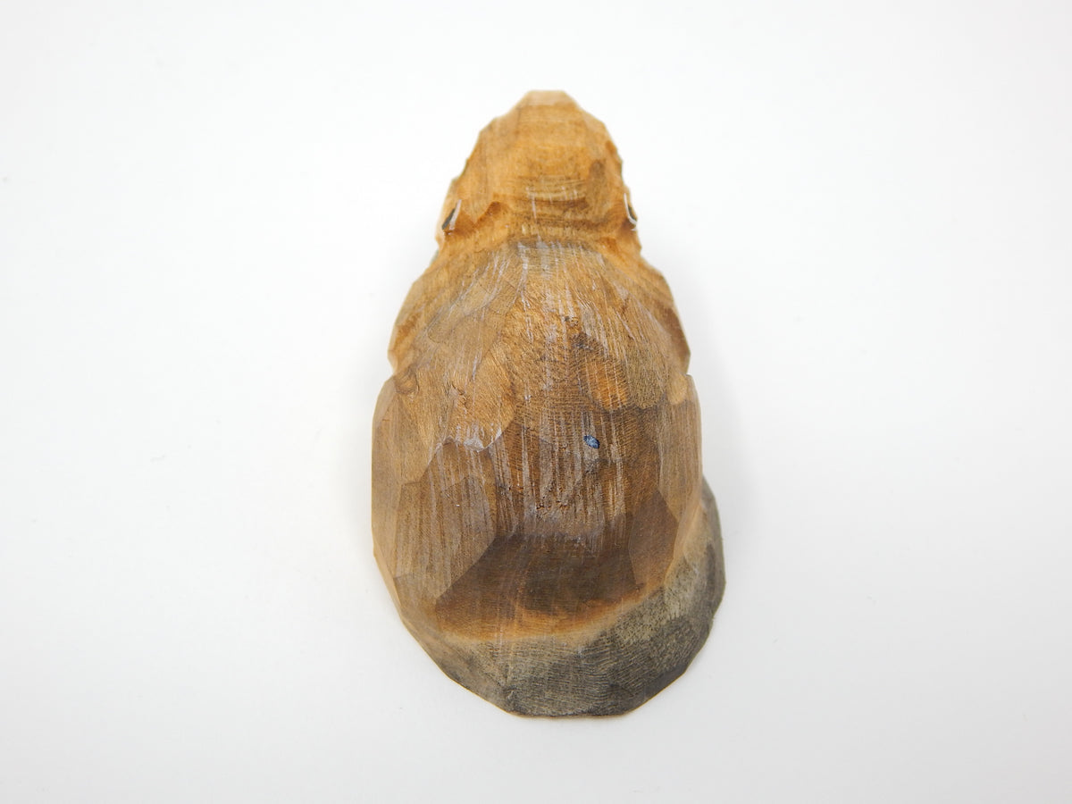 Beaver Wood Figurine Handmade Carved Ornament N838