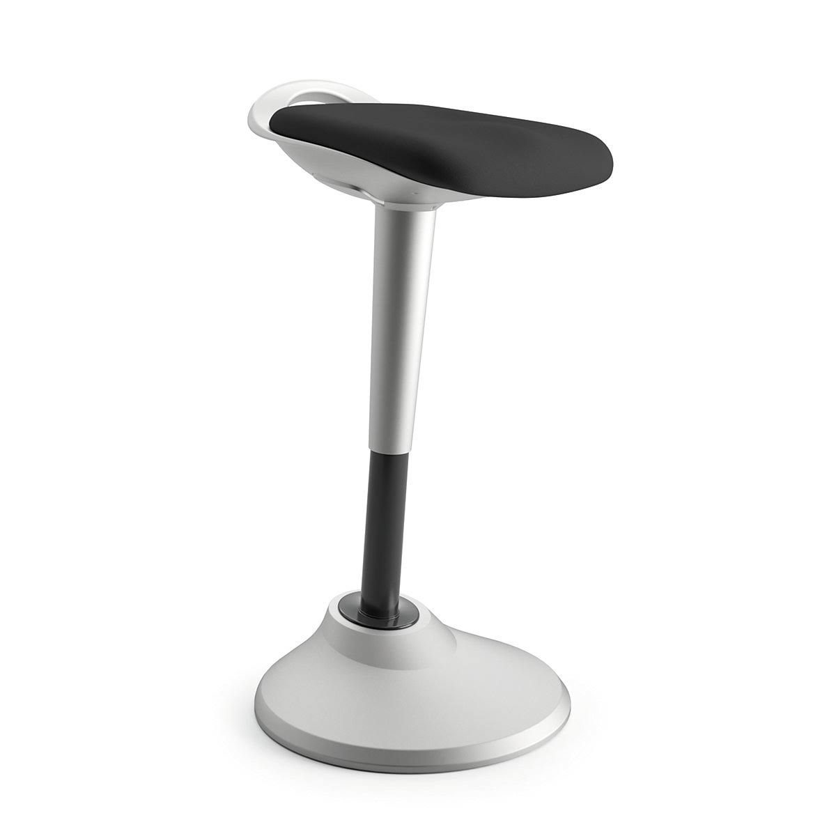 Black with Silver Base Chair C376
