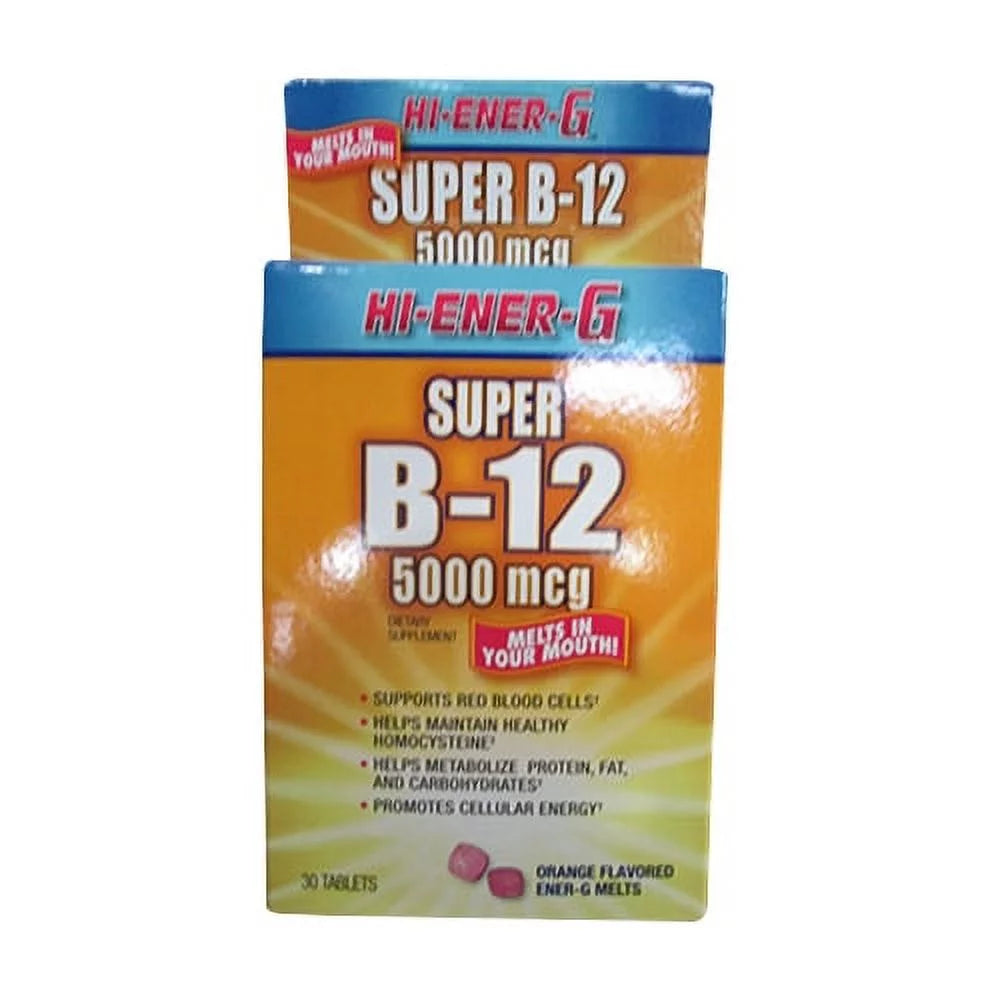 Super B12 5000 Mcg Tablets 6 Pack A43298