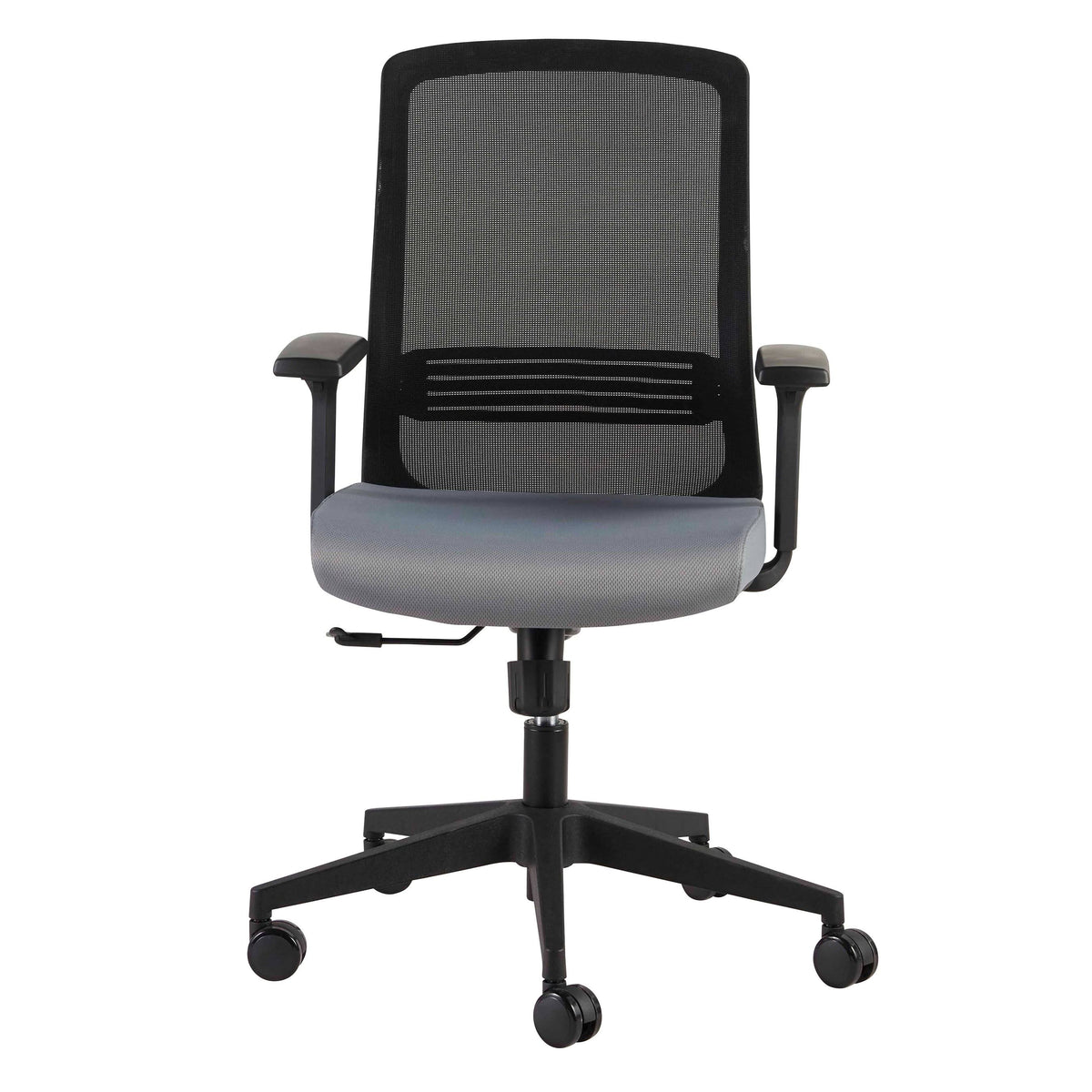 Orange Office Chair with Adjustable Arms N70013