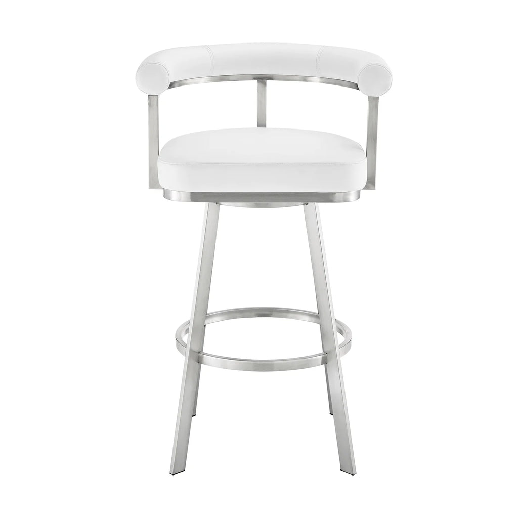 Black/Chrome Swivel Bar Stool K225008