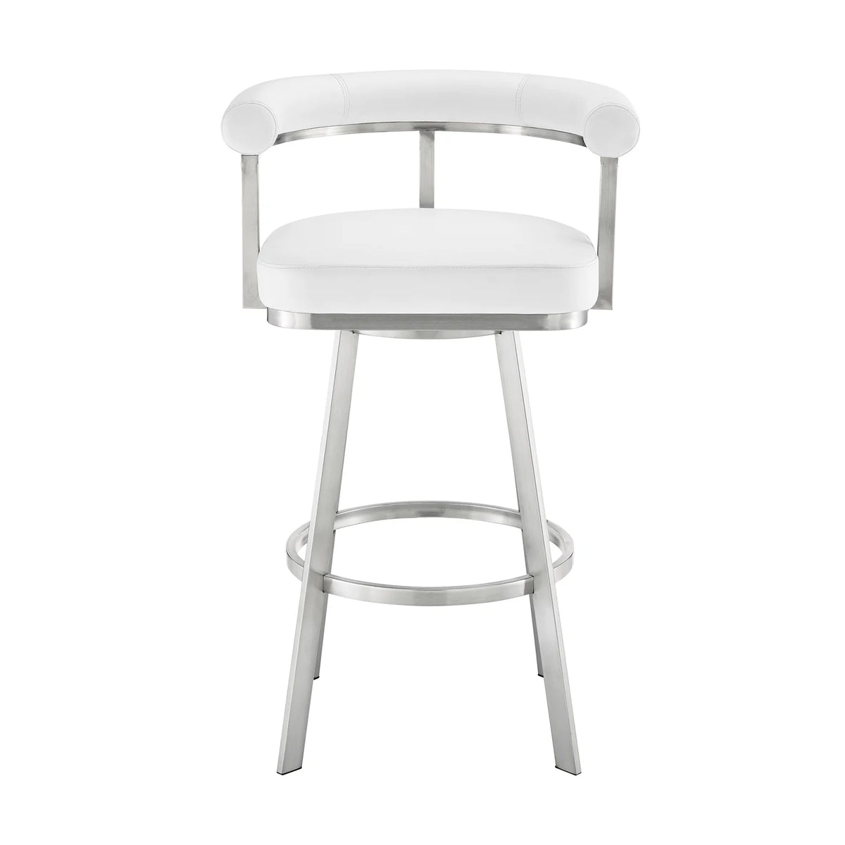 Black/Chrome Swivel Bar Stool K225008