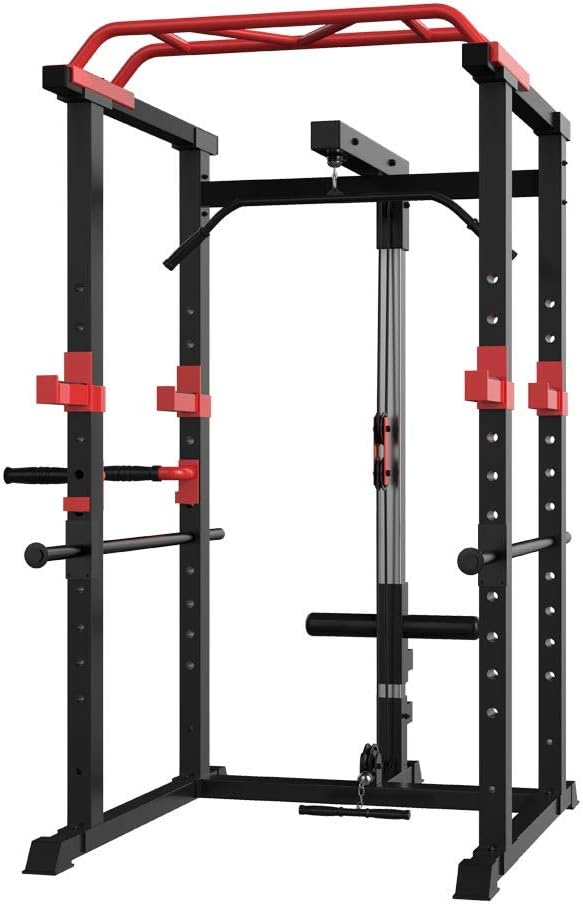 Power Cage Pullup Squat Rack 1000Lbs Capacity I920806