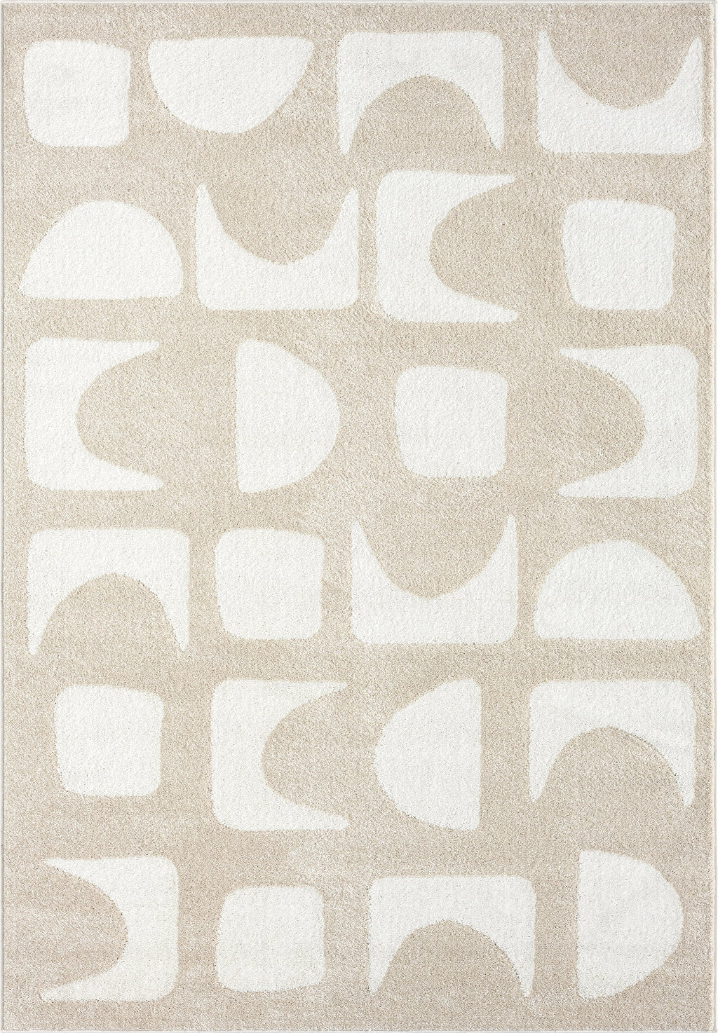 6 x 9 Beige Cream Area Rug K57034