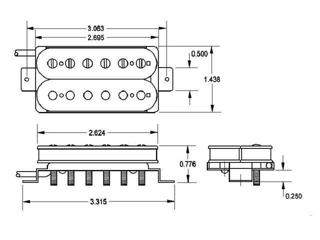 Black Trembucker Pickup P64187