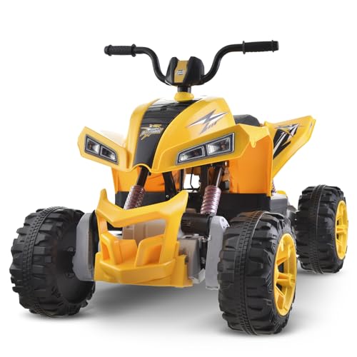 Black 24V Ride on ATV Kids Quad 4-Wheeler Electric 4WD with 9AH Battery K799