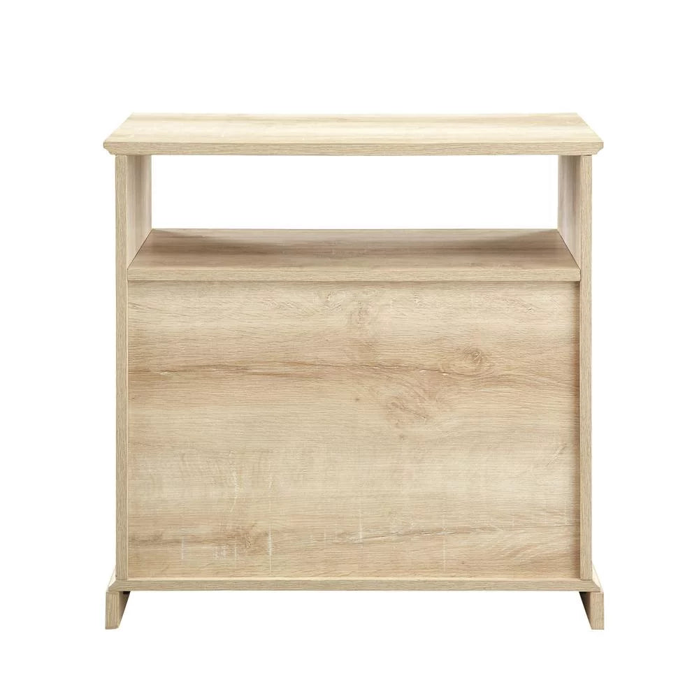 2-Drawer White Oak Nightstand K9362