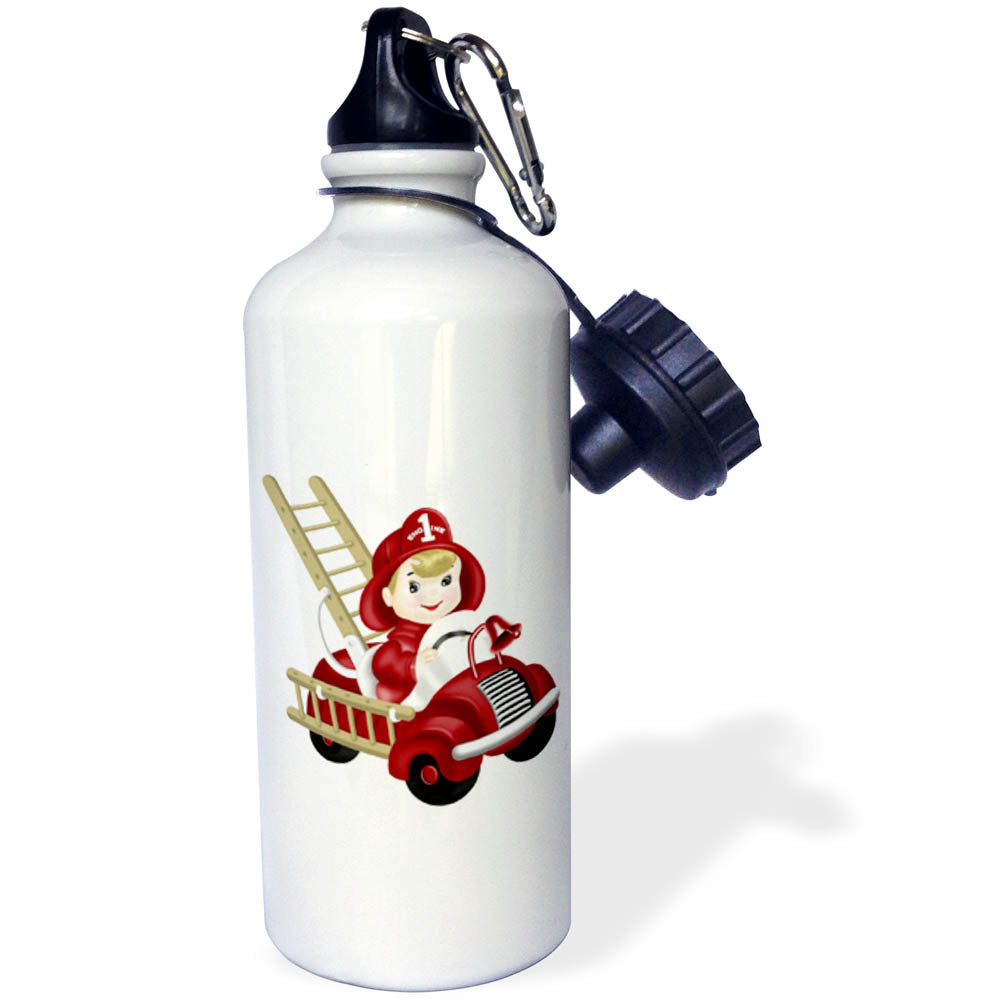 Straw Water Bottle, 21-ounce U84896