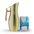 Gold Stainless Steel Alkaline Water Pitcher, 64oz 1.9L, Pack of 2 K793
