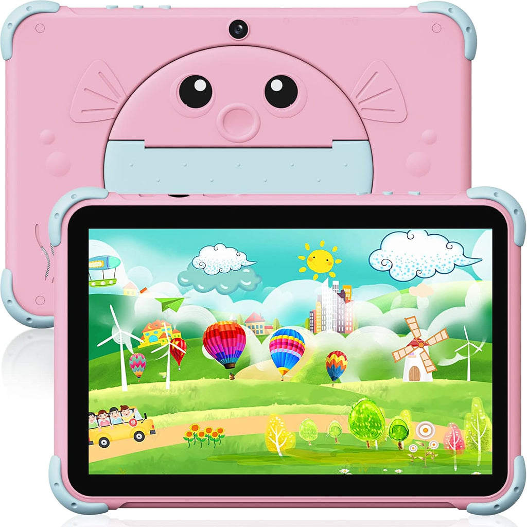 Pink 10 inch Kids Tablet with Dual Camera Android 11.0 2GB 32GB V9936