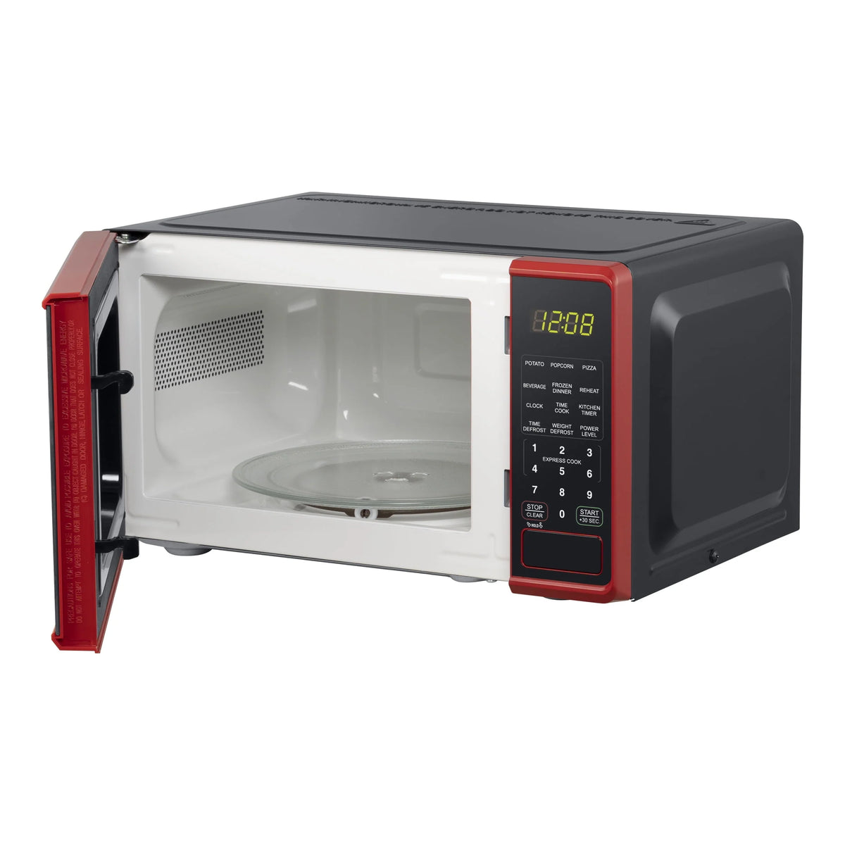 0.7 cu. ft. 700 Watts Red Countertop Microwave Oven Z370575