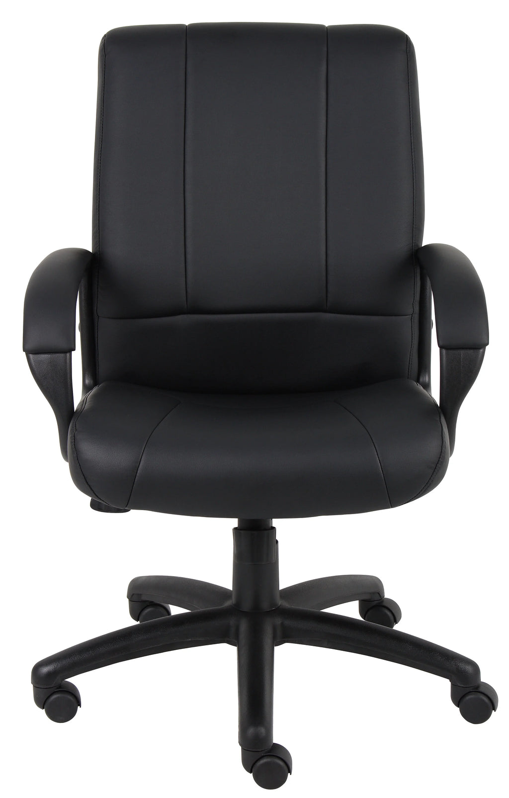 Black Mid-back Leather Executive Chair E26612
