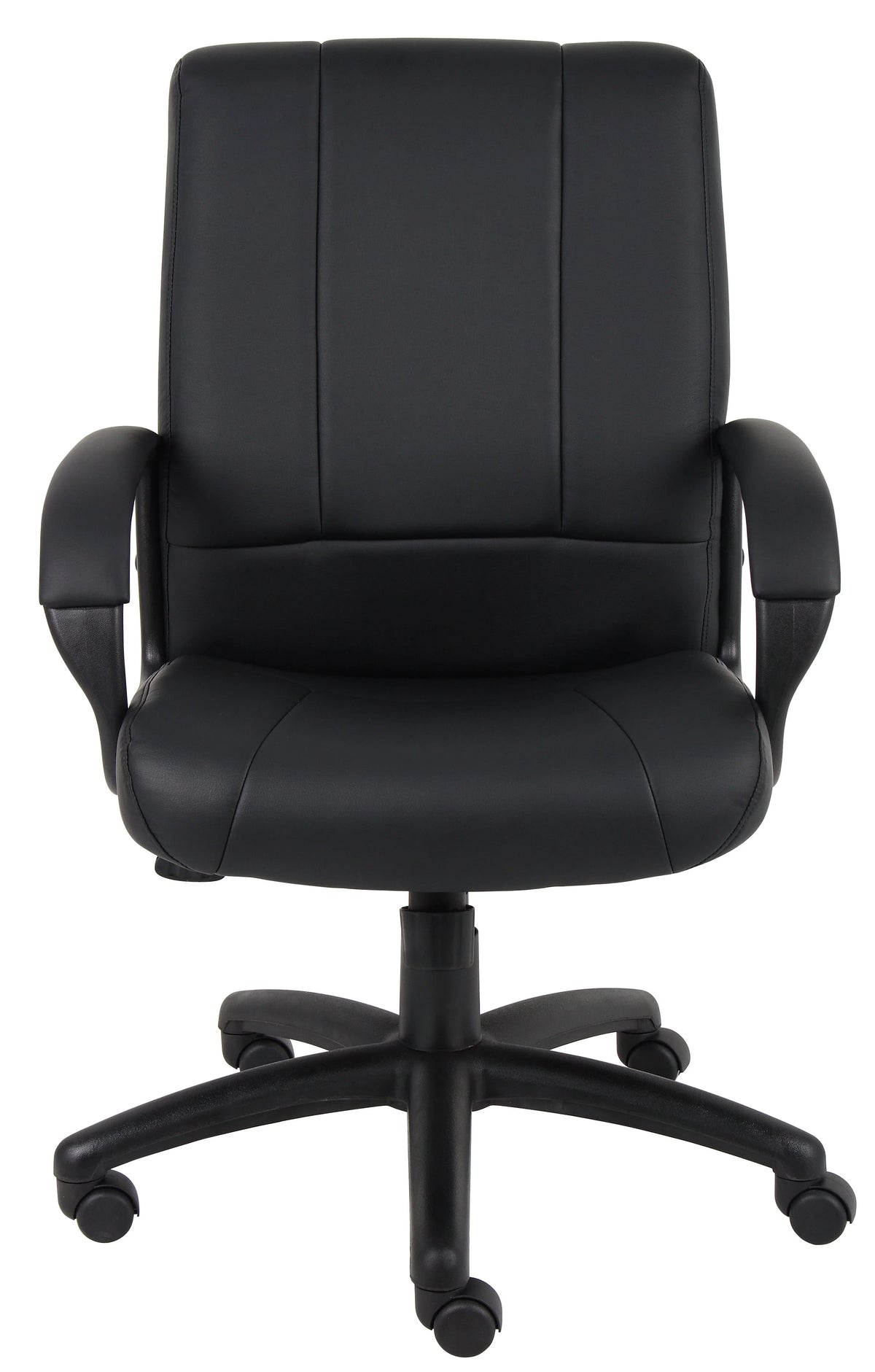 Black Mid-back Leather Executive Chair E26612
