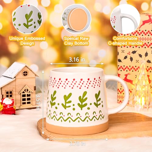 Set of 4 Christmas Mugs 14 Oz M2321