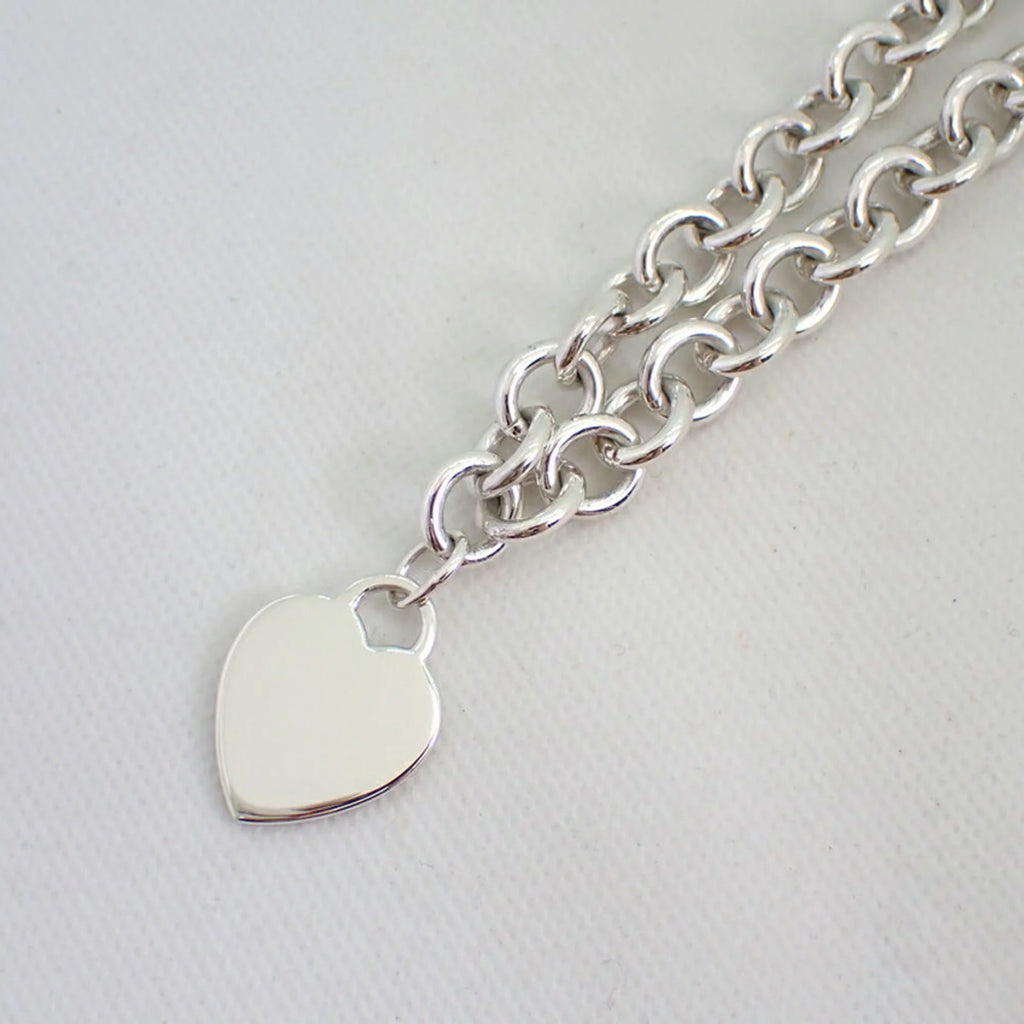 925 Heart Tag Pendant N238220