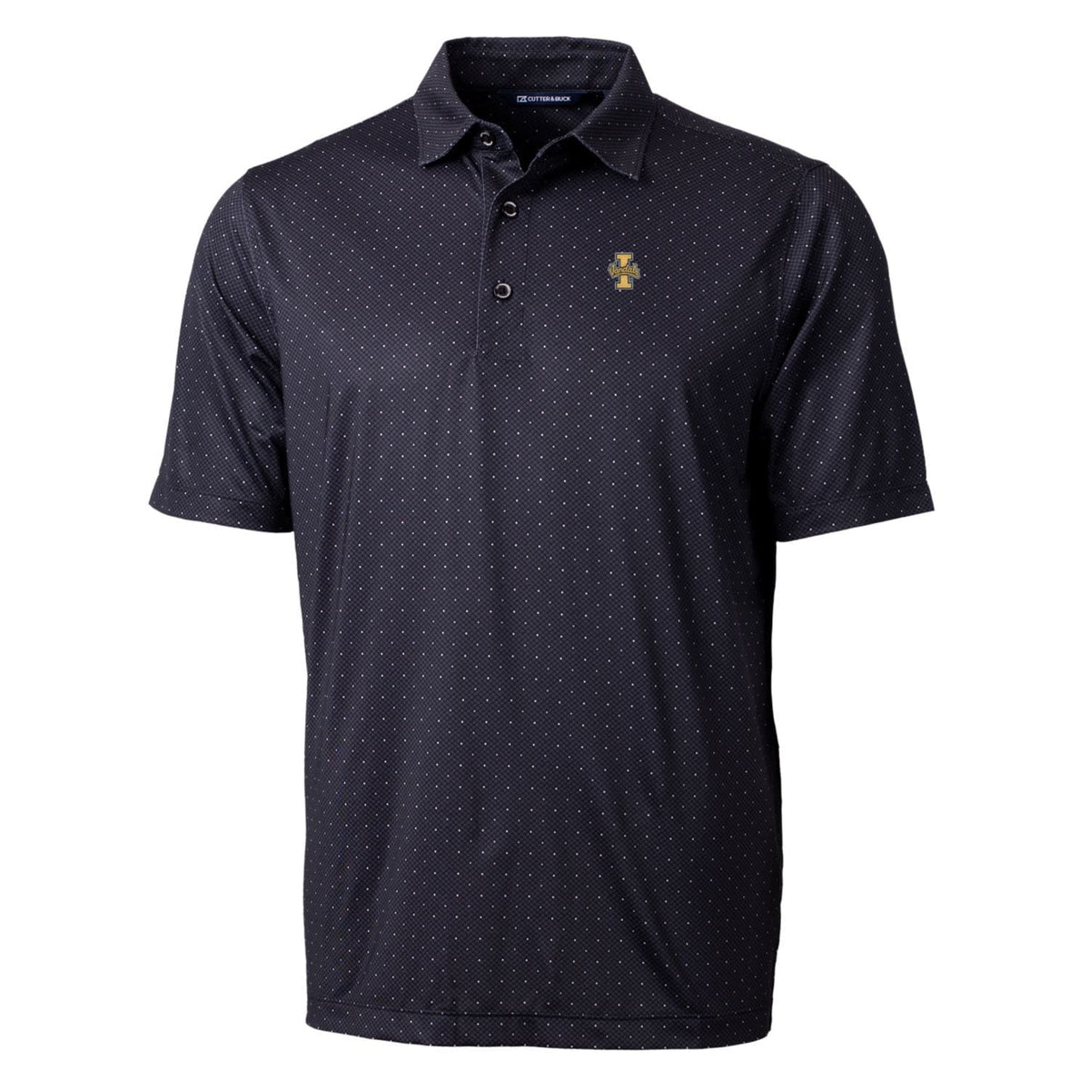 Men's Black Stretch Polo V6729