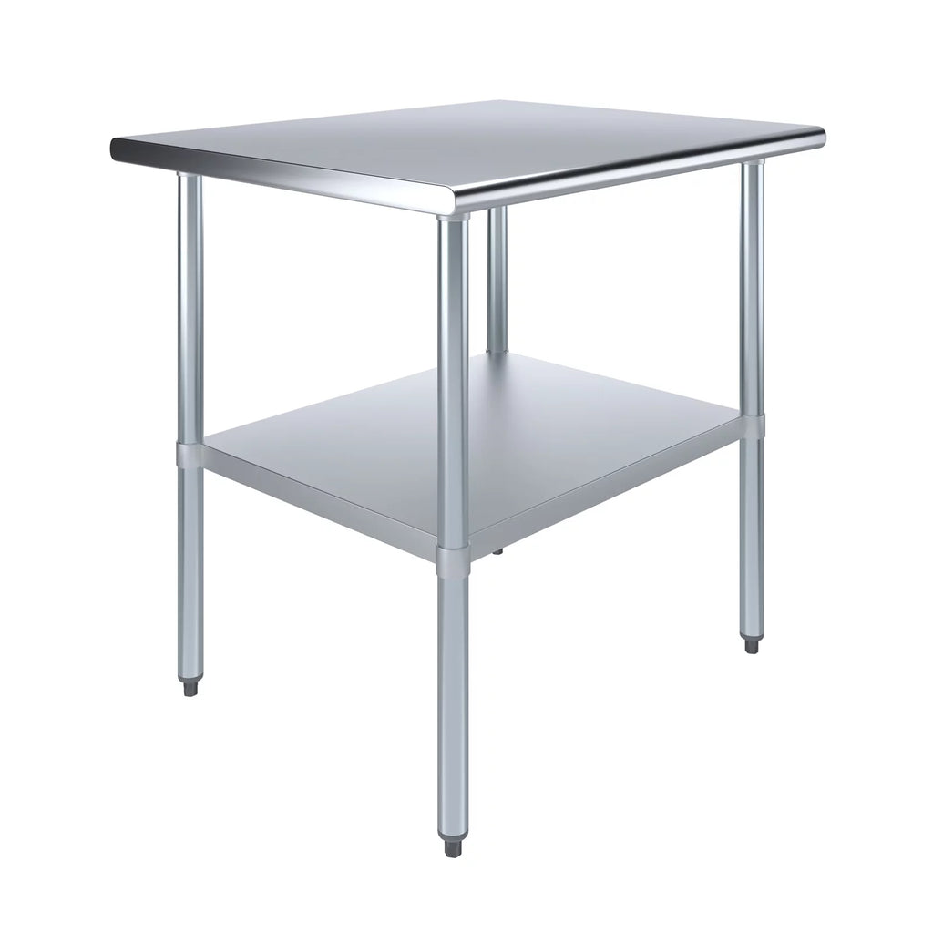 36" Stainless Steel Work Table with Undershelf X3673