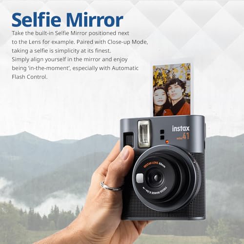 Instant Film Camera Bundle with Mini Film, Photo Album & Batteries S126