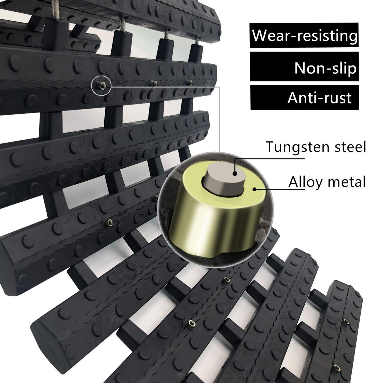2pcs*27.6in Tire Traction Mat Q8753