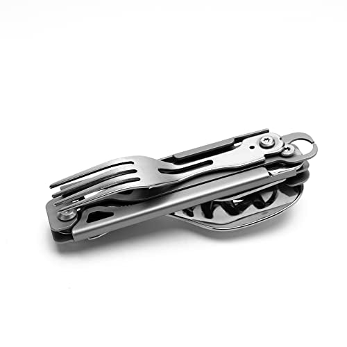 10 In 1 Stainless Steel Pocket Hatchet Multi tool With Sheath R63599