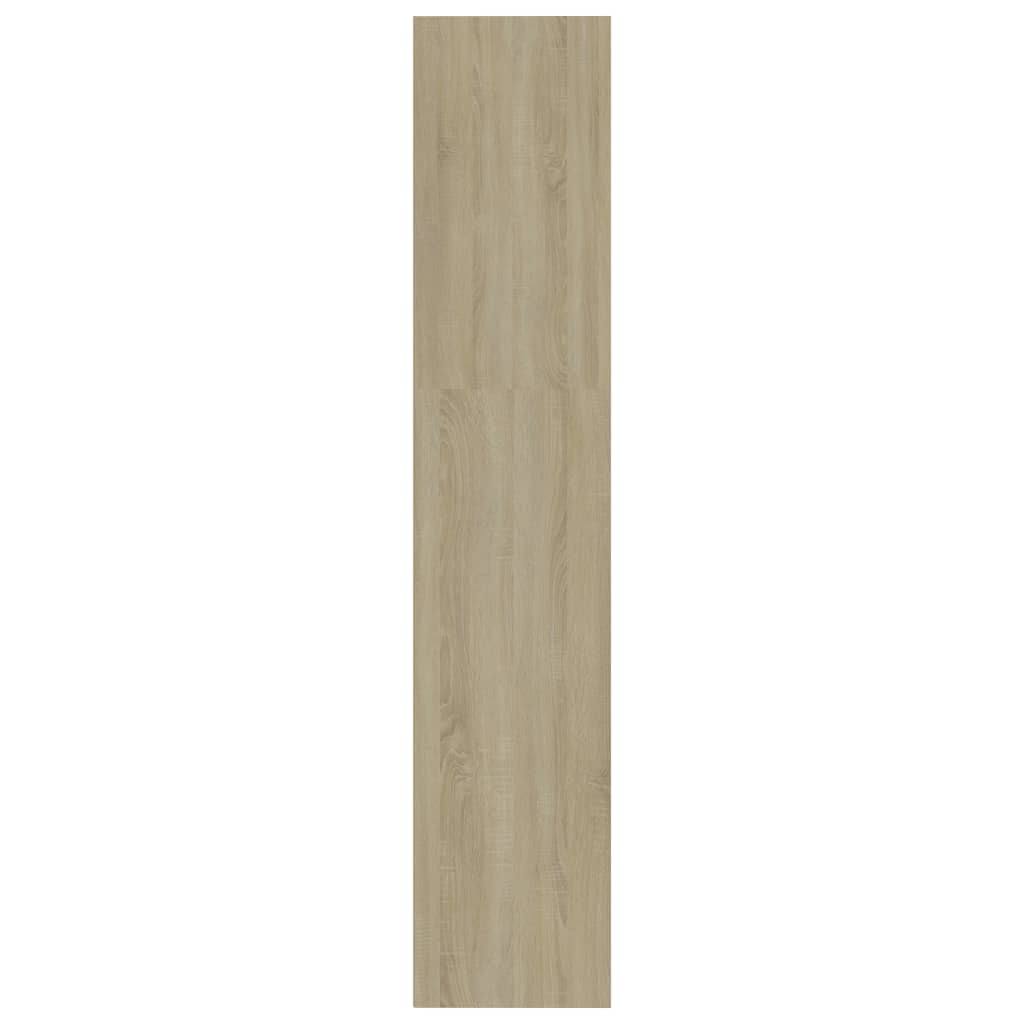4-Tier Book Cabinet Sonoma Oak Chipboard O711
