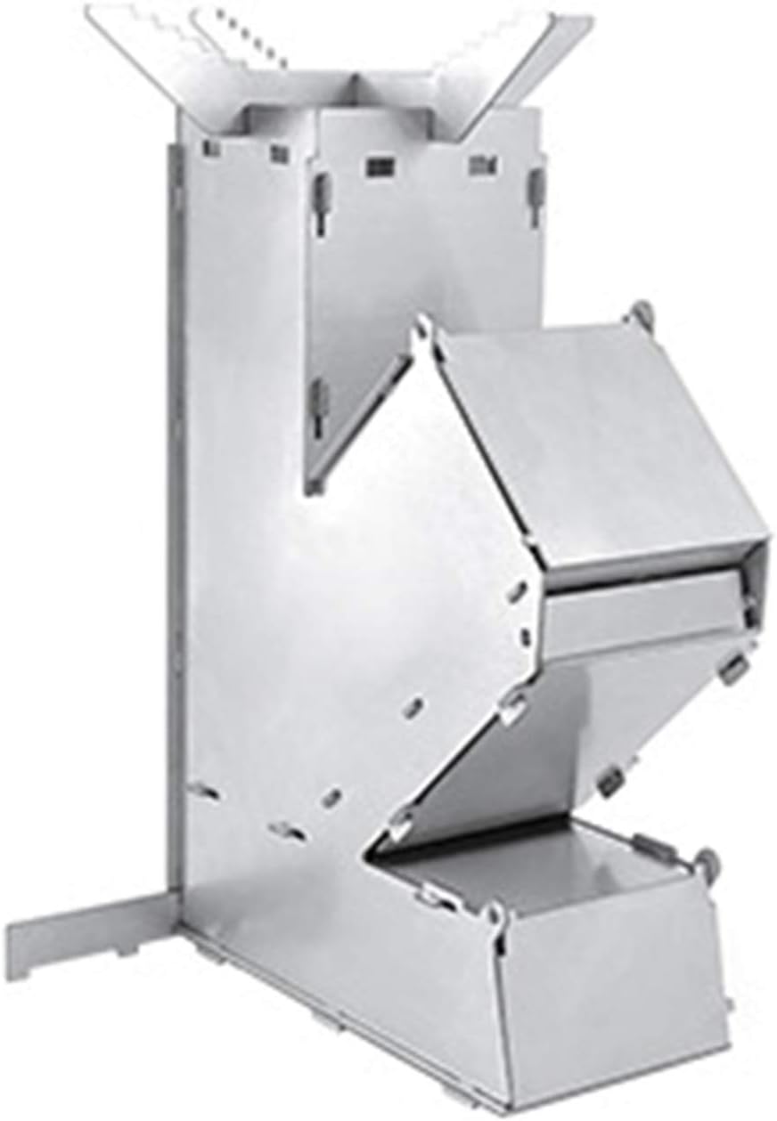 Collapsible Stainless Steel Wood Burning Camping Stove D449524