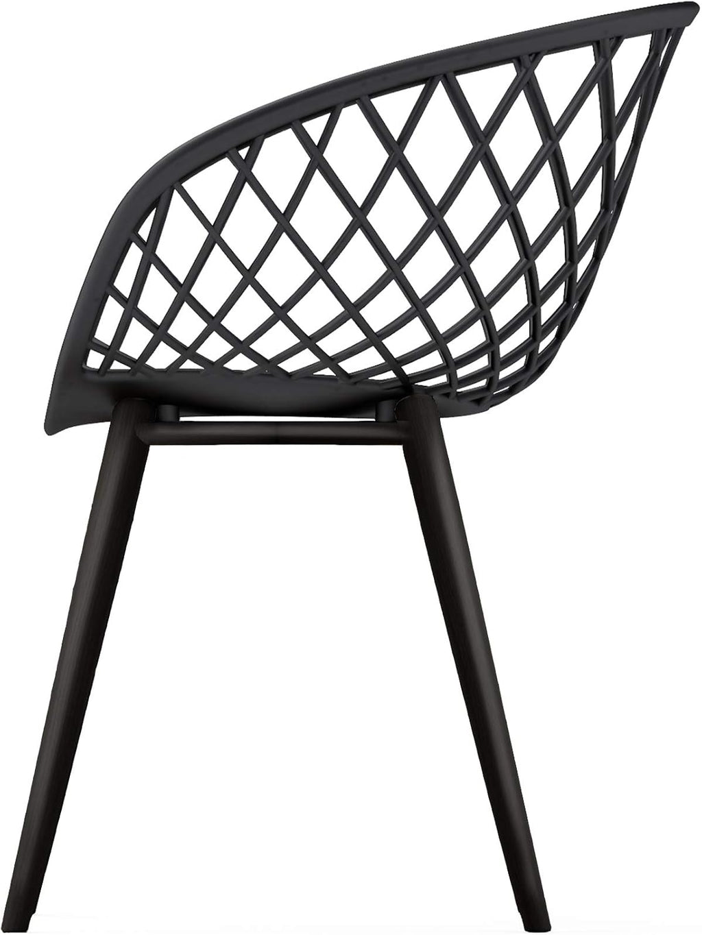 Black Dining Chair Set of 2 W452
