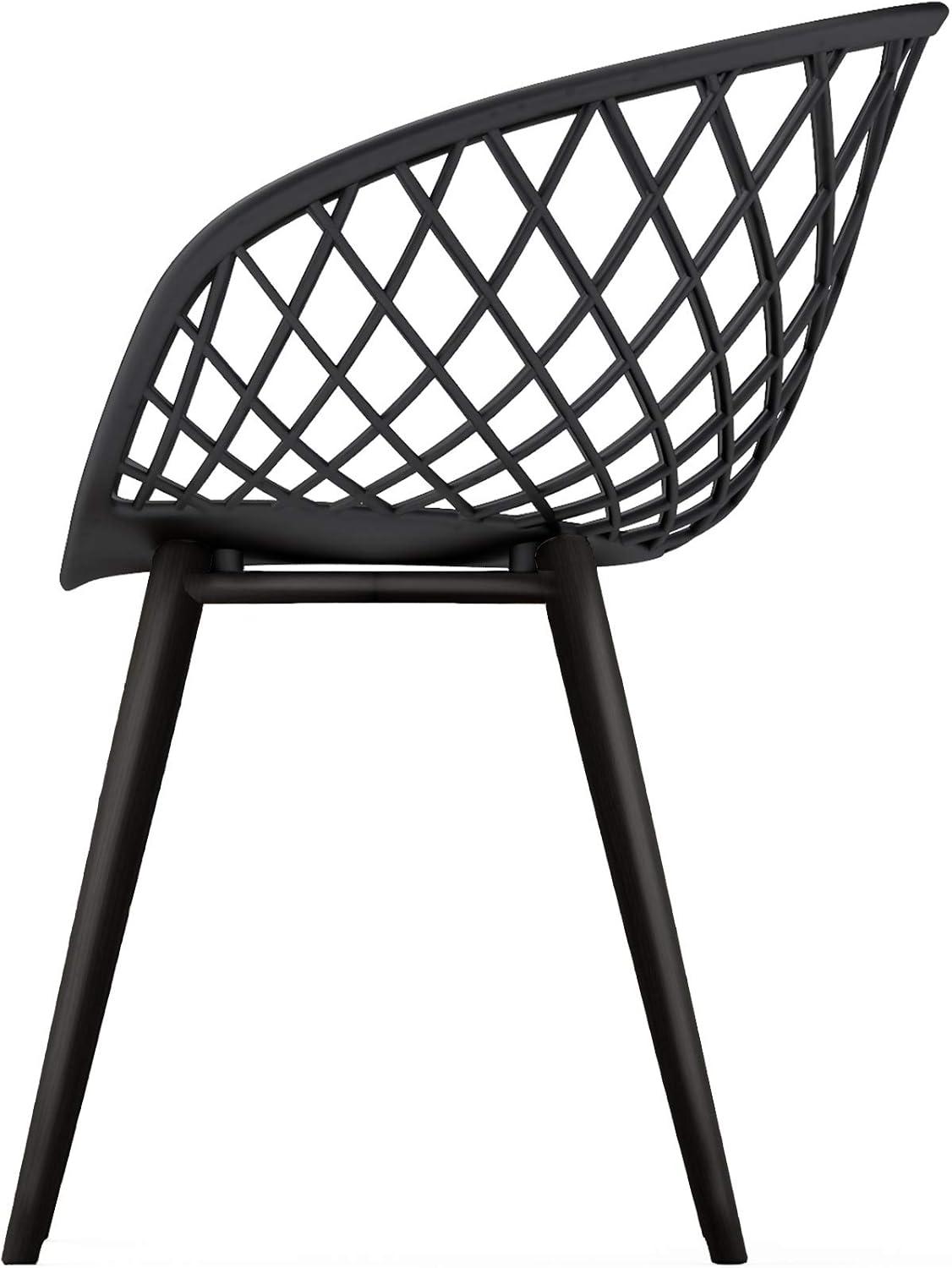 Black Dining Chair Set of 2 W452