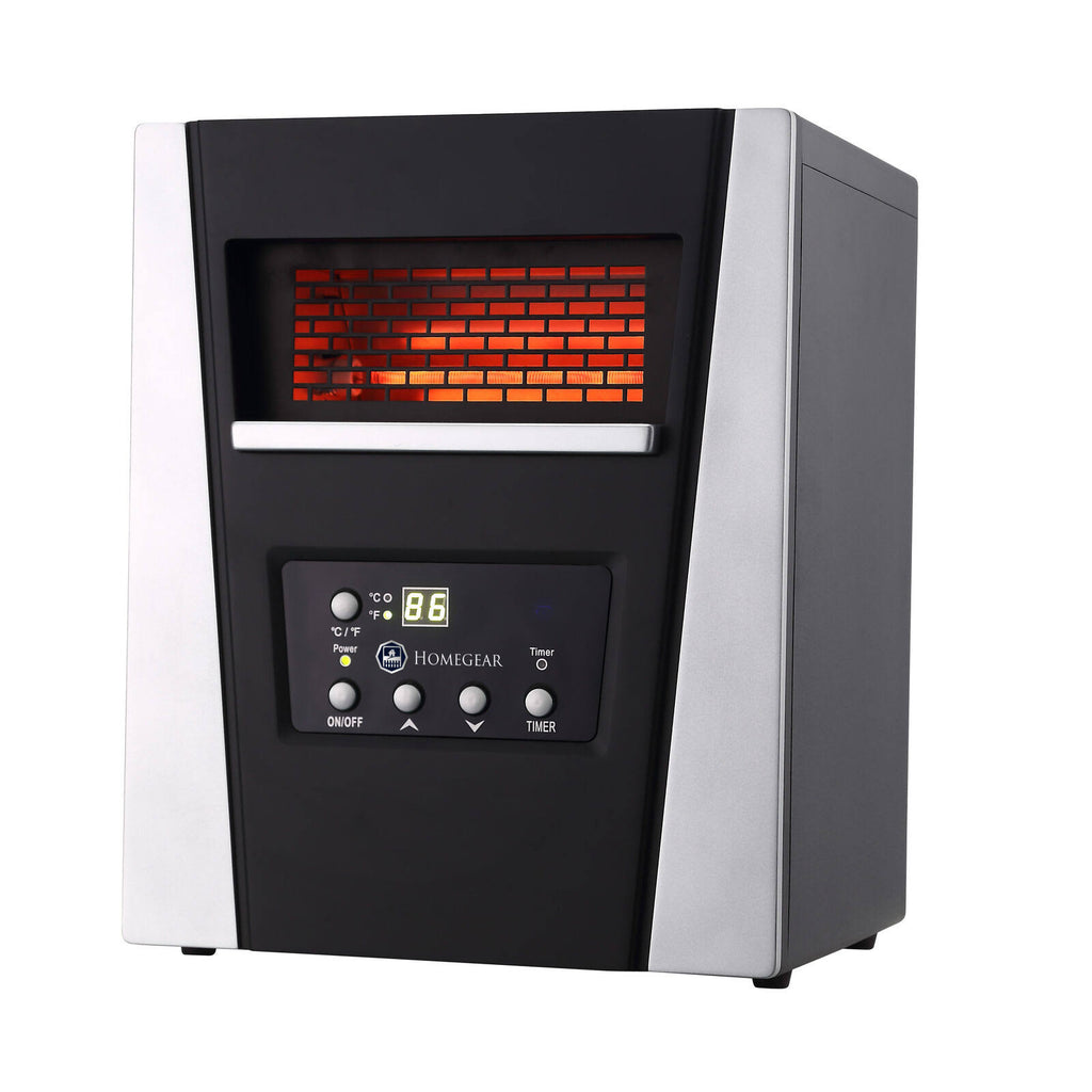 Black Infrared Electric Portable Space Heater P4801