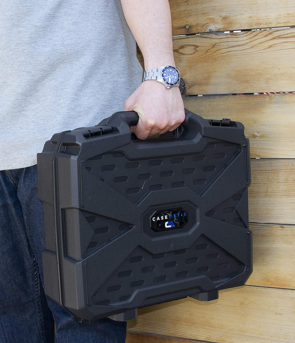 Hard Case Compatible with 12 Handheld Transmitter Mics S371