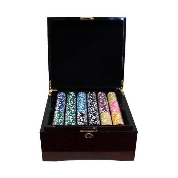 14g Poker Chip Set in Aluminum Carry Case V619