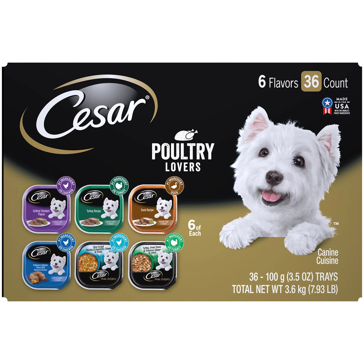 Wet Dog Food 3.5 oz Tray 36 Pack V21101