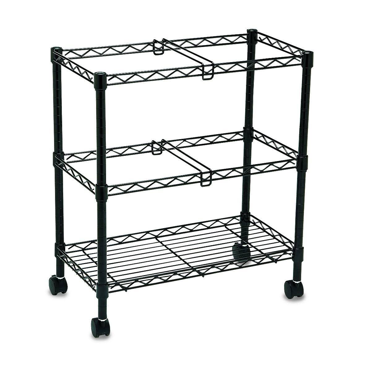 Black Mobile File Cabinet H20808