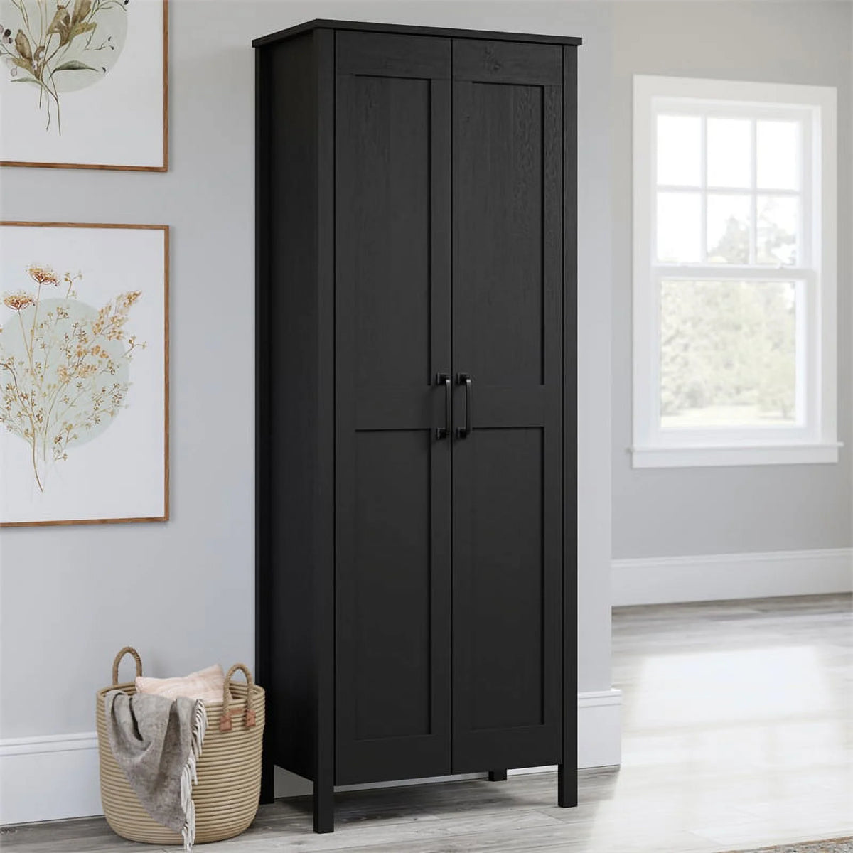 Engineered Wood 2-Door Storage Cabinet O35169