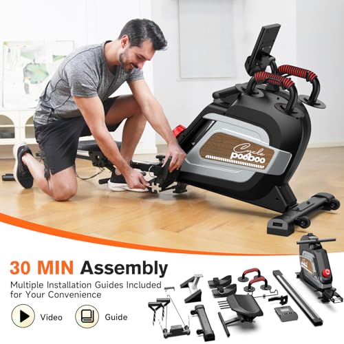 Magnetic Rowing Machine 360 LB Weight Capacity W205733