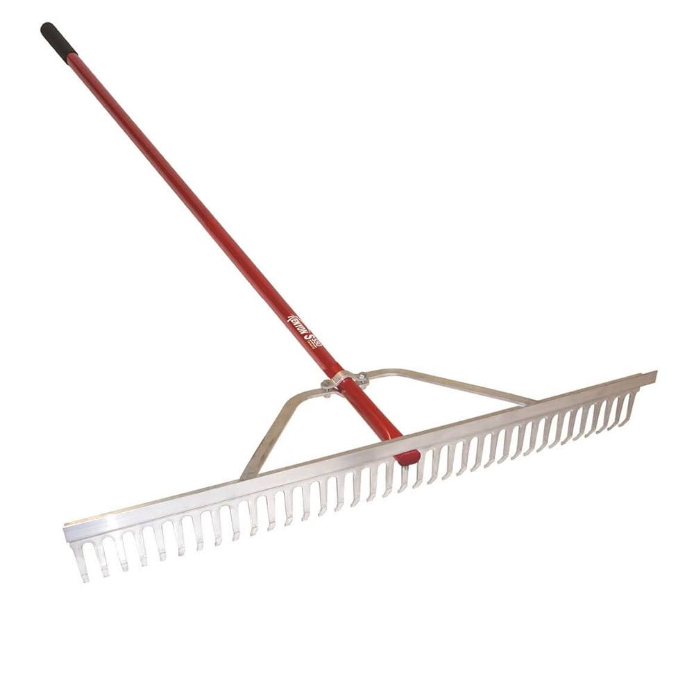 Red Aluminum Handle Rake K8325