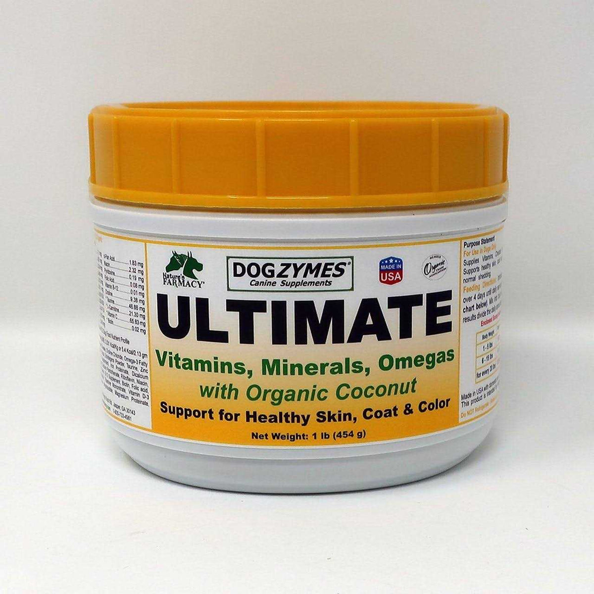 Dogzymes Ultimate for Best Skin/Coat with Organic Coconut - Pet Supplies online store T66558