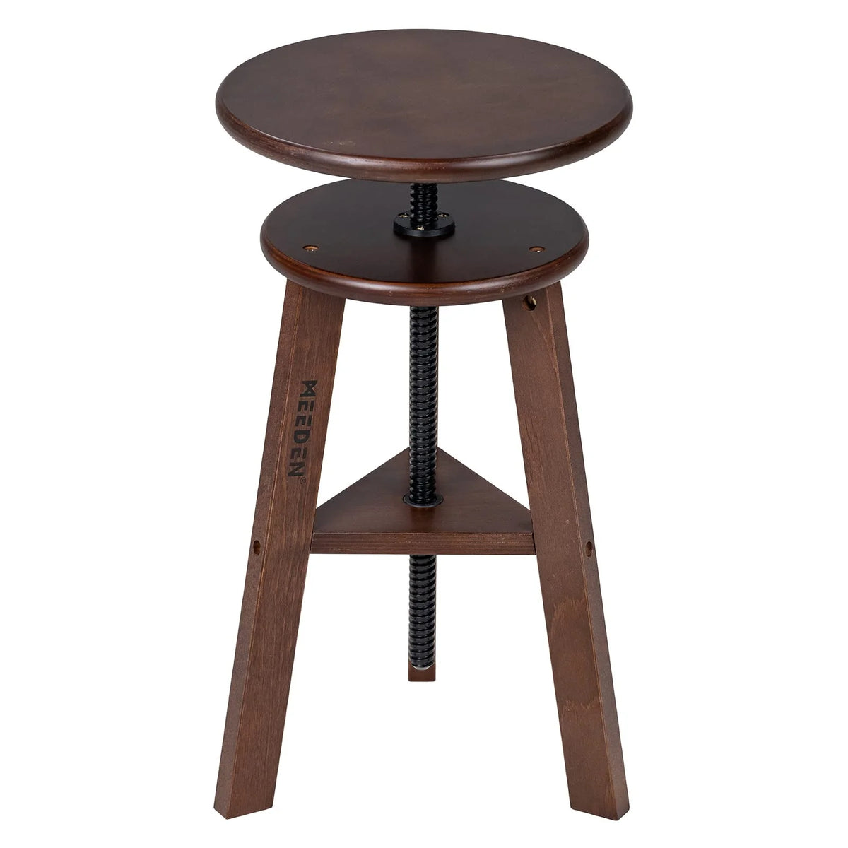Adjustable Height Beechwood Wooden Drafting Stool D237