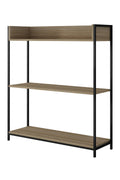 3 Shelves Dark Oak Bookcase H857