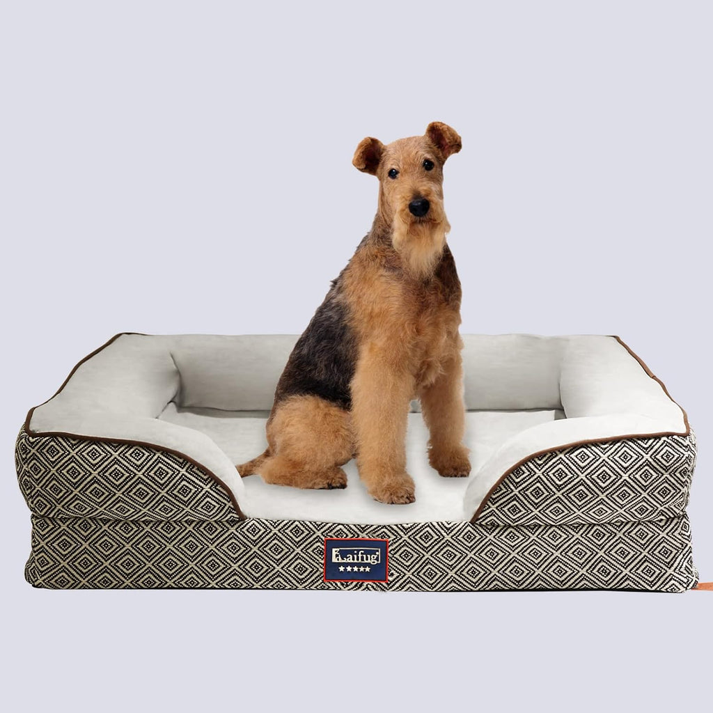 Large Orthopedic Memory Foam Dog Couch N415