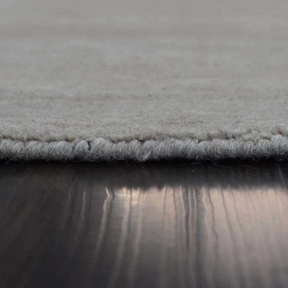 Hand Knotted Wool Area Rug, 8'x8', Octagon, Beige A9127