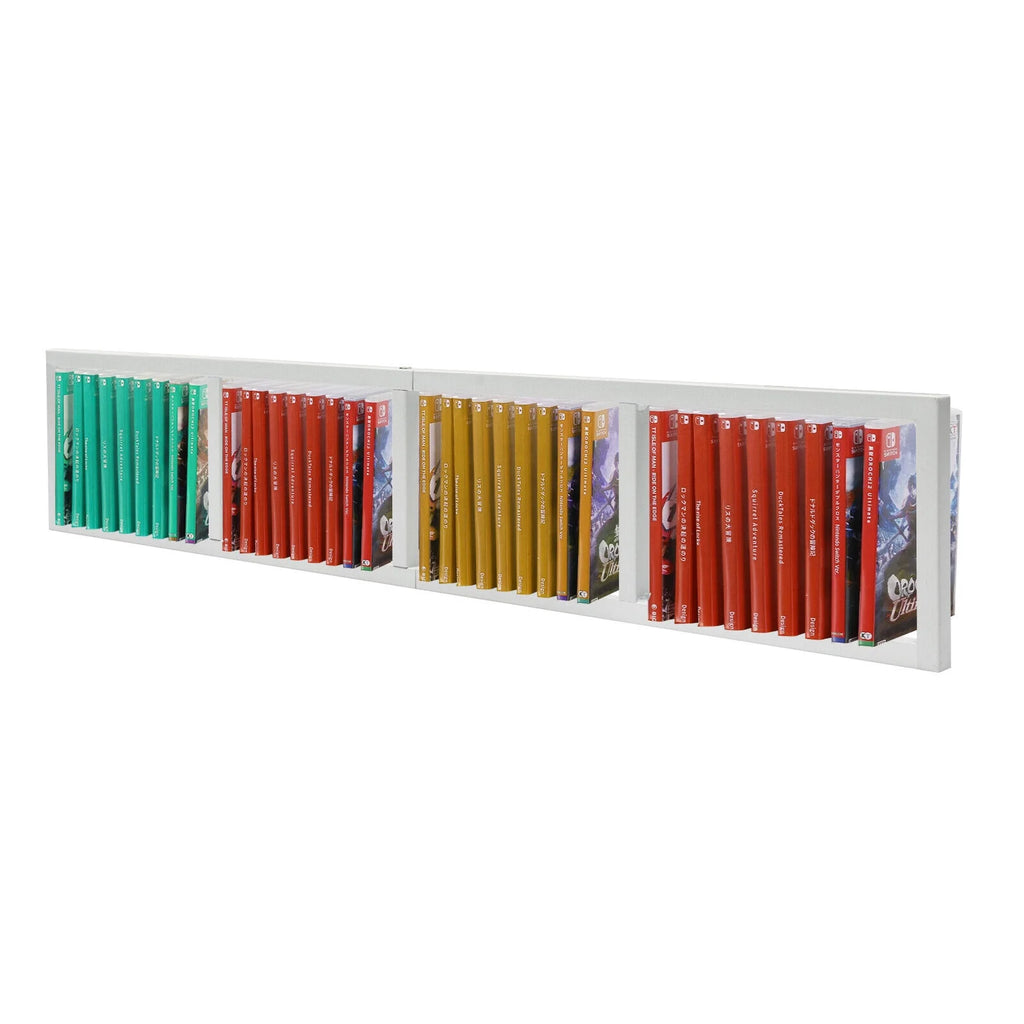 3Pcs White Metal CD DVD Media Storage Rack C579