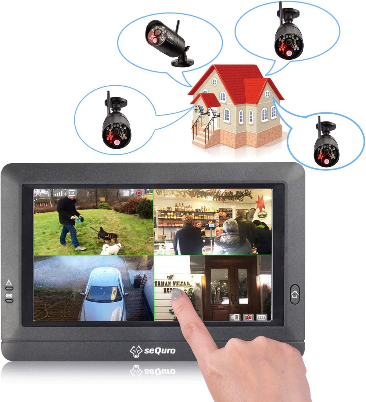 Black Weatherproof IP66 Bullet Camera B5906