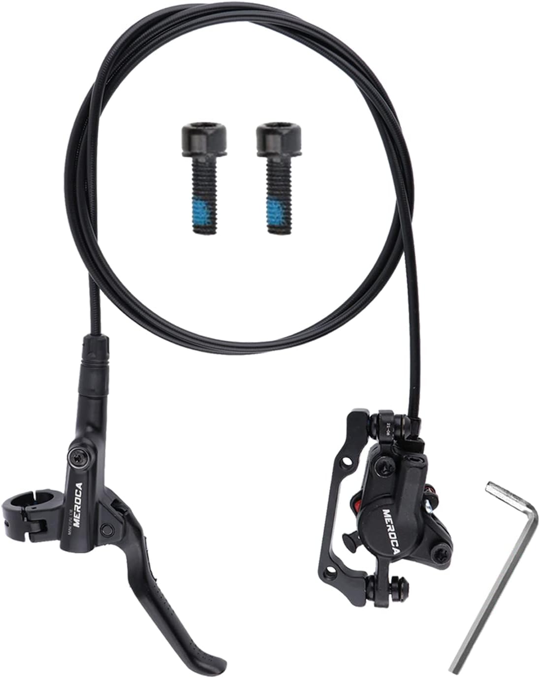 MTB Hydraulic Disc Brake Set with 160mm Rotors, Aluminum Alloy, Pack of 2 J600