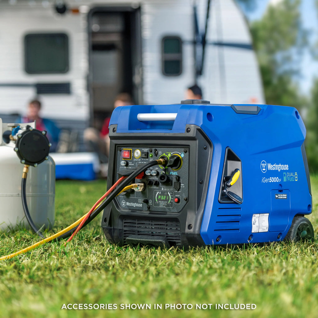 5000 Peak Watt Dual Fuel Portable Inverter Generator V9921